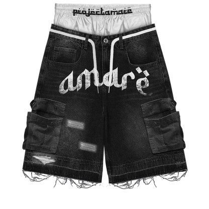 ProjectAmaré Distressed Jorts