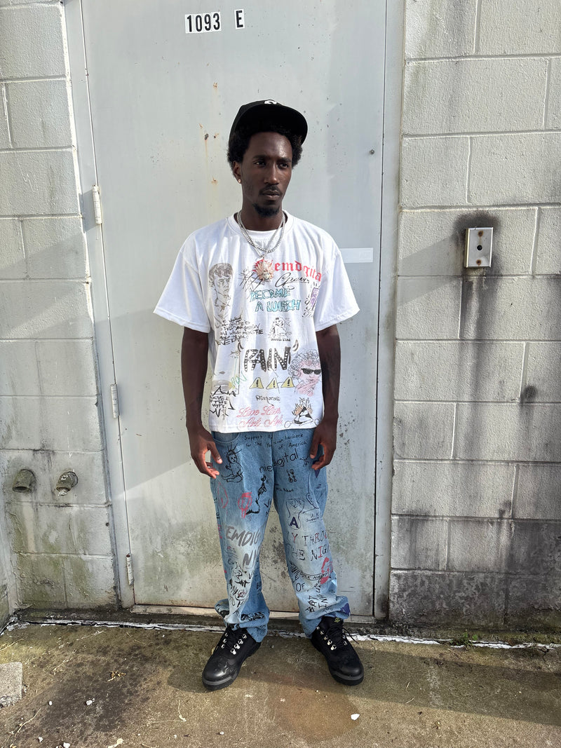 "PAIN" TEE